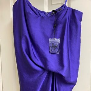 Asymmetric BCBG Purple Dress
